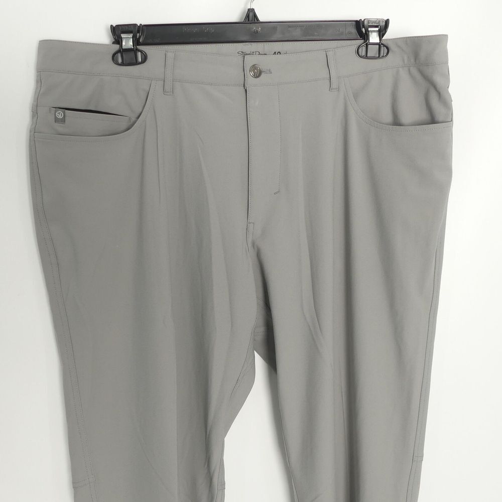 Straight Down‎ 5-Pocket Golf Pants Gray Men's 40x32
